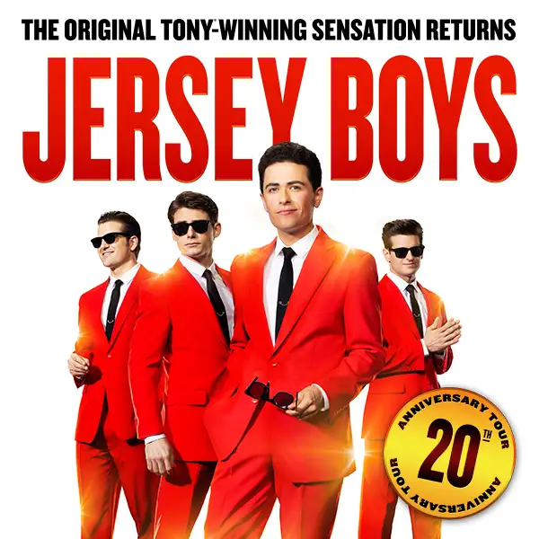 Hero image for homepage featuring Jersey Boys