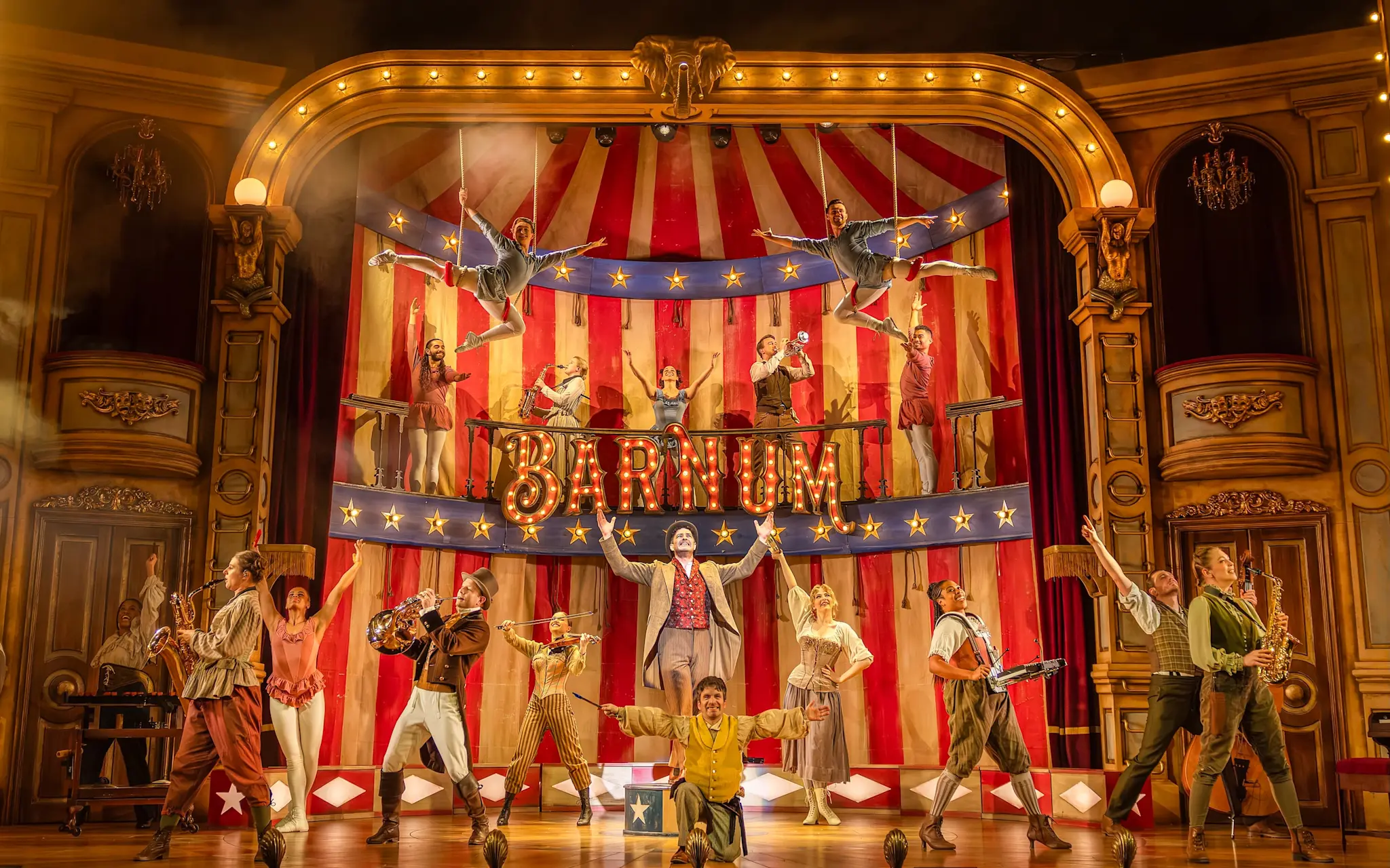 Image preview for The Cast of Barnum UK Tour - Photo credit Pamela Raith - 002 (1)