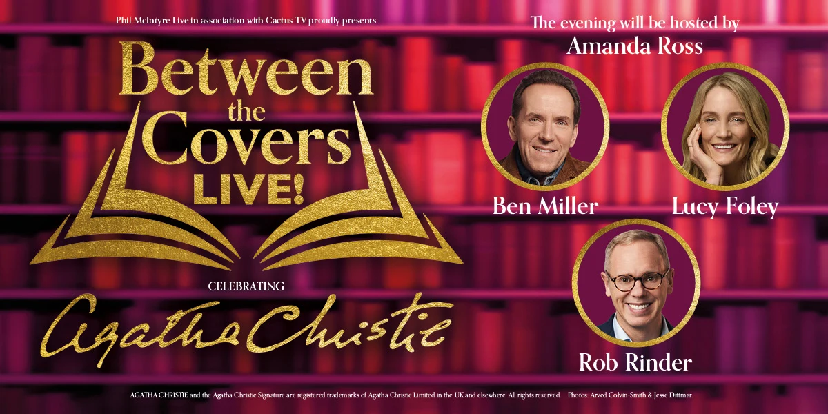 Hero image for Between The Covers Live - Celebrating Agatha Christie 