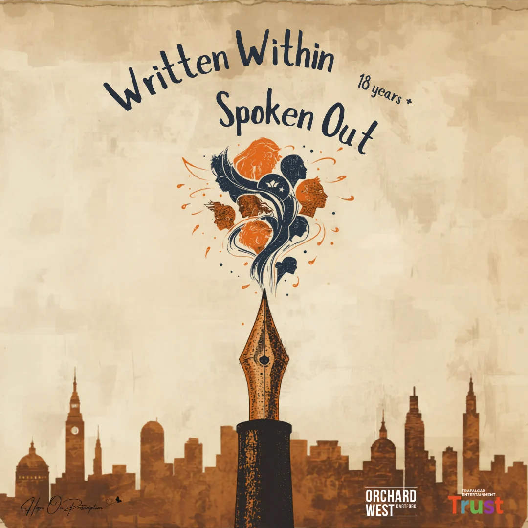 Event card thumbnail image for Written Within, Spoken Out - Writing and Performance Workshop for Adults (18+)