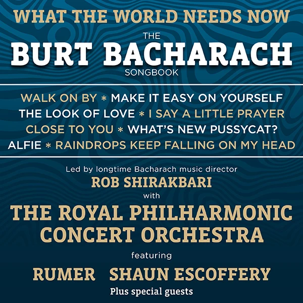Hero image for What The World Needs Now: The Burt Bacharach Songbook
