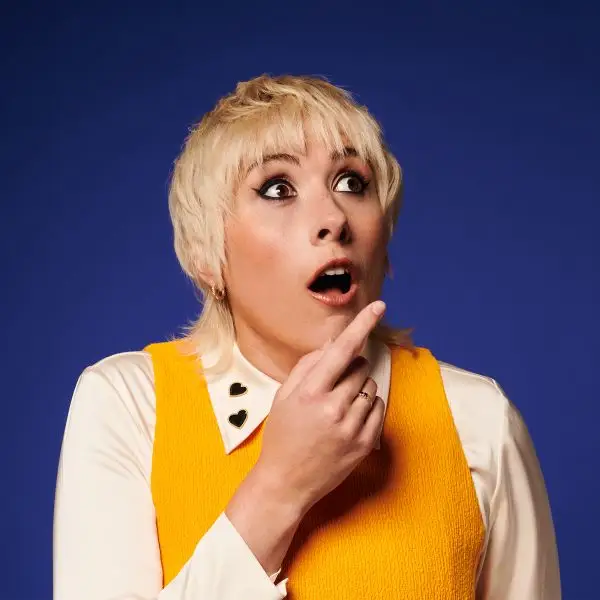Hero image for homepage featuring Maisie Adam: Whatsherface