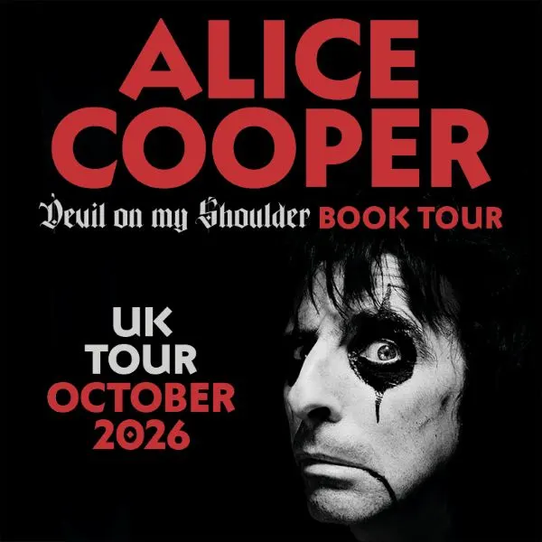 Event card thumbnail image for Alice Cooper - Devil On My Shoulder Book Tour