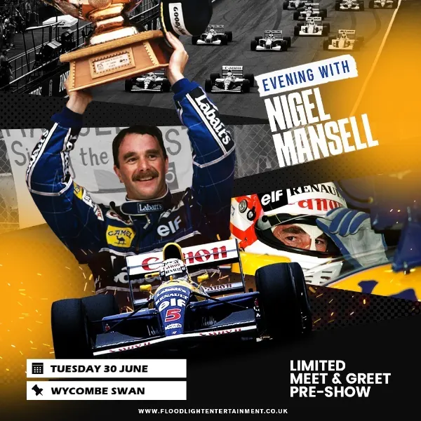 Event card thumbnail image for An Evening With Nigel Mansell CBE