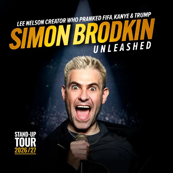 Event card thumbnail image for Simon Brodkin: Unleashed 