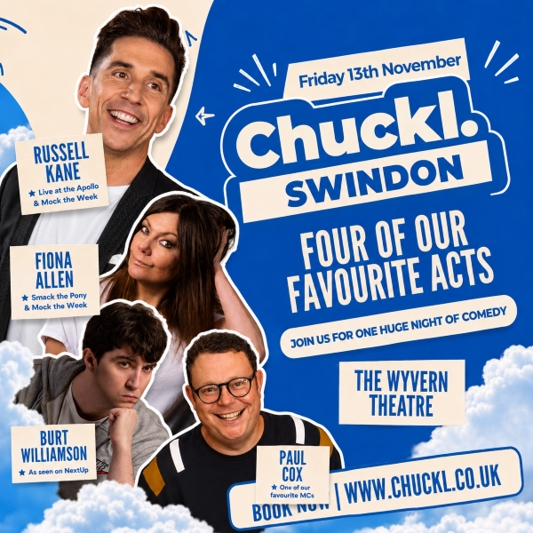 Hero image for Chuckl. Swindon With Headliner Russell Kane 