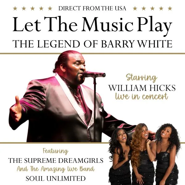 Event card thumbnail image for Let The Music Play: THE LEGEND OF BARRY WHITE
