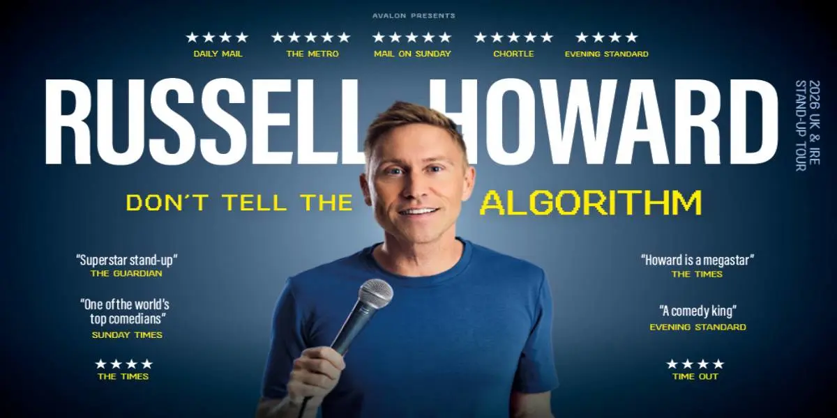 Hero image for Russell Howard - Don’t Tell The Algorithm 