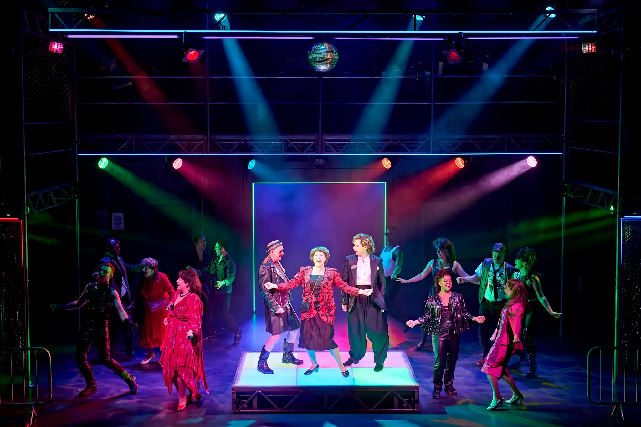 Image preview for The Cast of Pride at the National Theatre. Photo credit Manuel Harlan