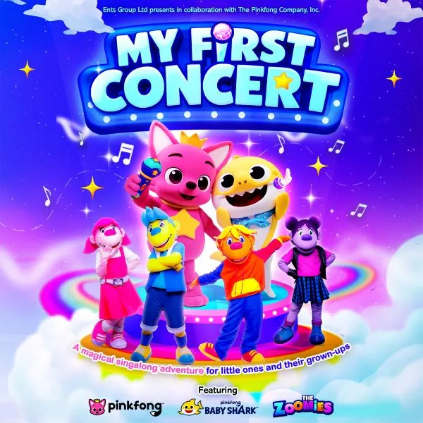 Event card thumbnail image for 'My First Concert' Featuring Baby Shark, Pinkfong & The Zoomies 