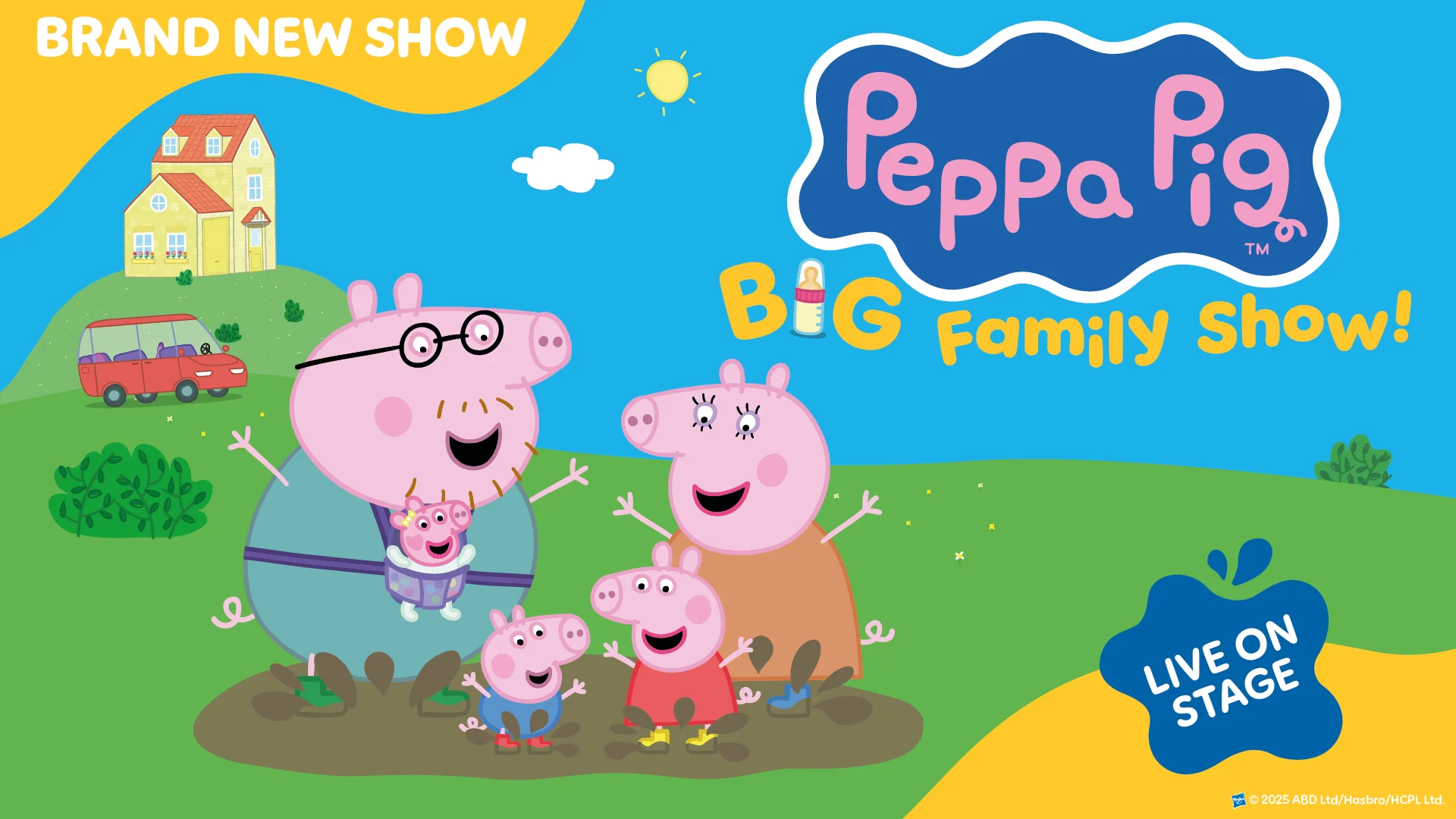 Event card hero image for Peppa Pig's Big Family Show
