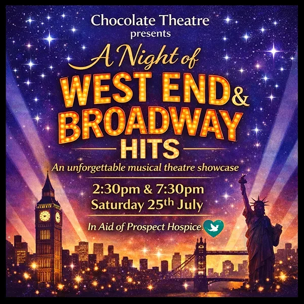 Event card thumbnail image for Chocolate Theatre - A Night Of West End And Broadway Hits
