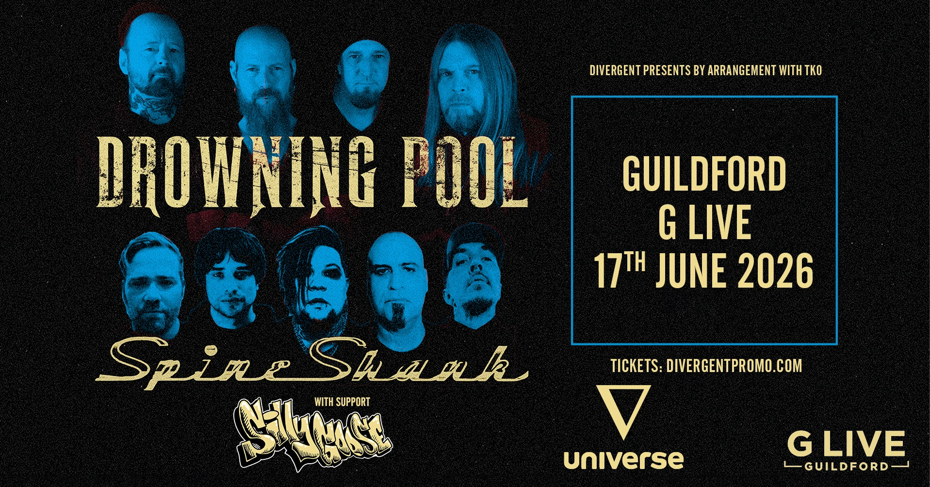 Hero image for Drowning Pool + Spineshank 