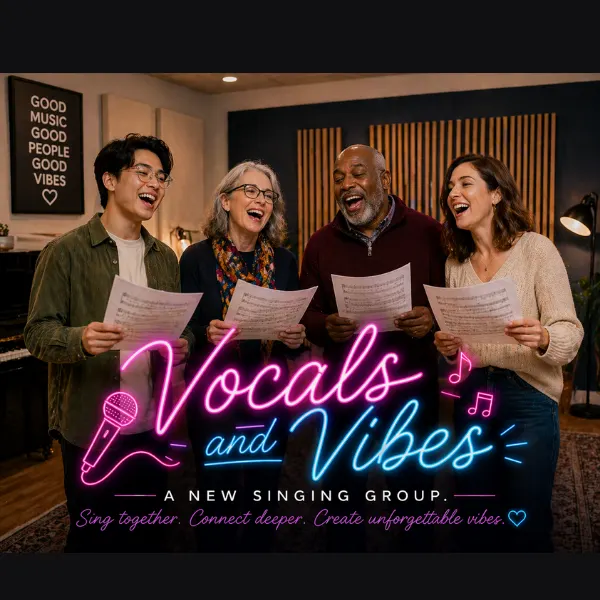Event card thumbnail image for Vocals And Vibes