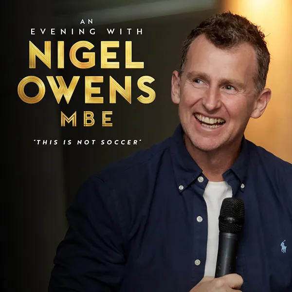 Event card thumbnail image for An Evening With Nigel Owens MBE
