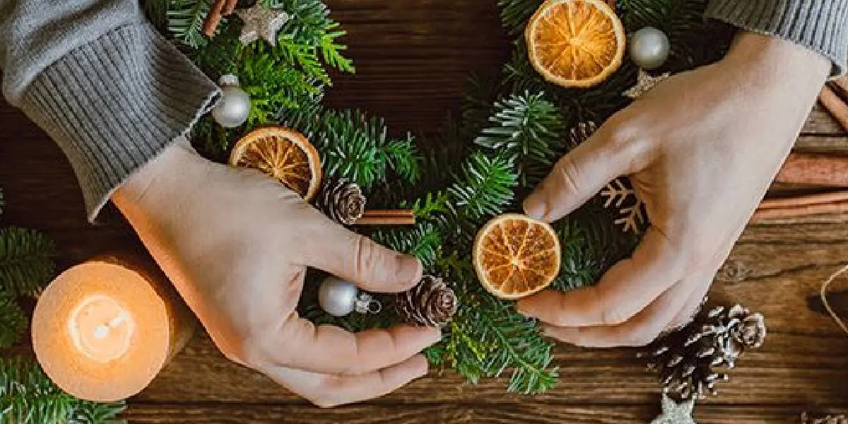 Hero image for Craft Cafe- Christmas Wreath Making Workshops