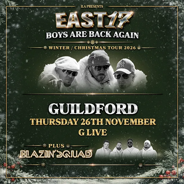 Event card thumbnail image for Boys Are Back Again - East 17 With Special Guest Blazin' Squad