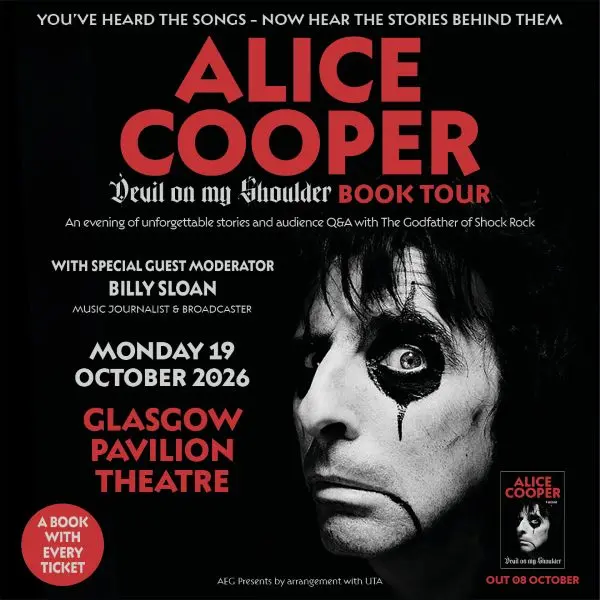 Hero image for Alice Cooper - Devil On My Shoulder Book Tour 