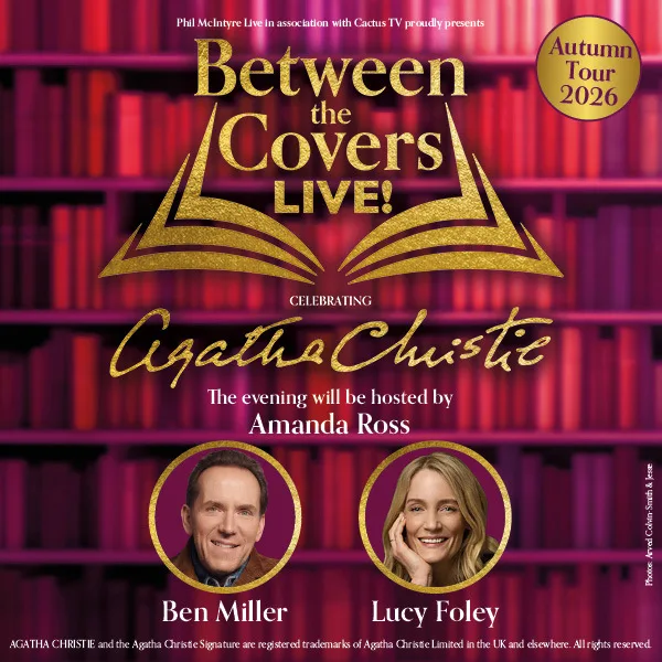 Event card thumbnail image for Between The Covers Live - Celebrating Agatha Christie 
