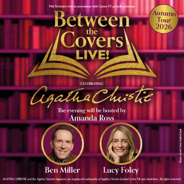 Hero image for Between The Covers Live - Celebrating Agatha Christie 