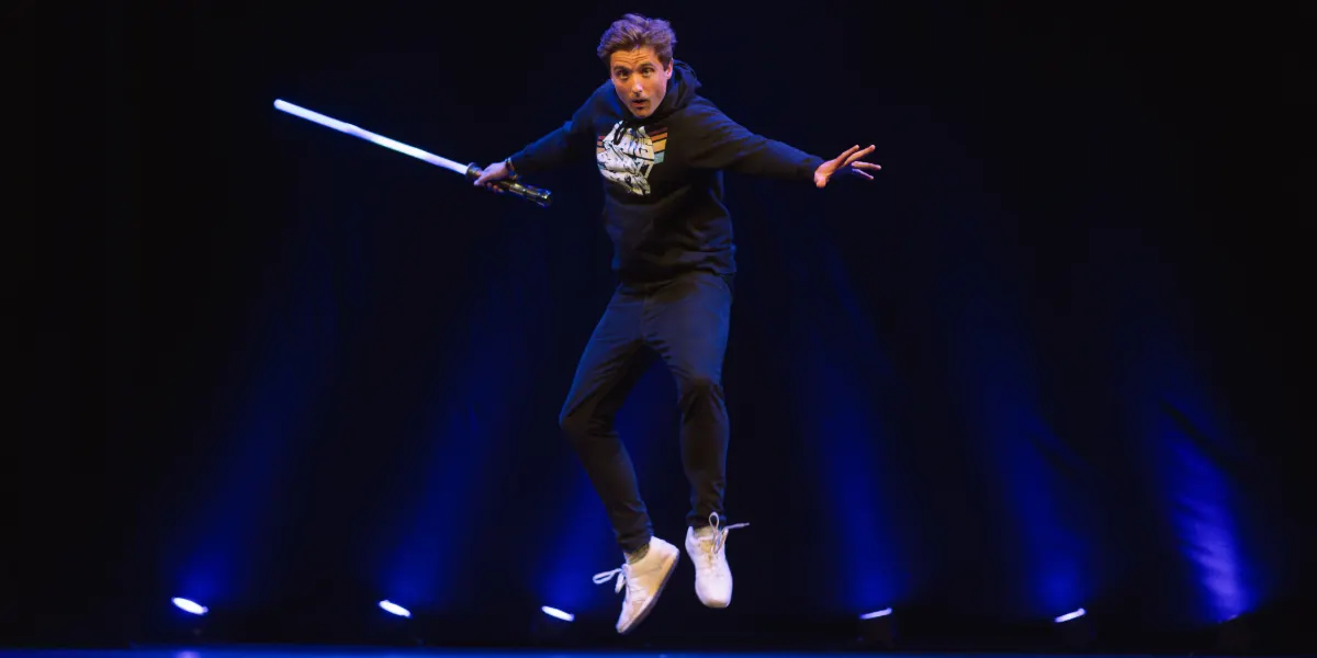 Hero image for A Star Wars Improv Show: The One-Man Made-Up Movie Parody