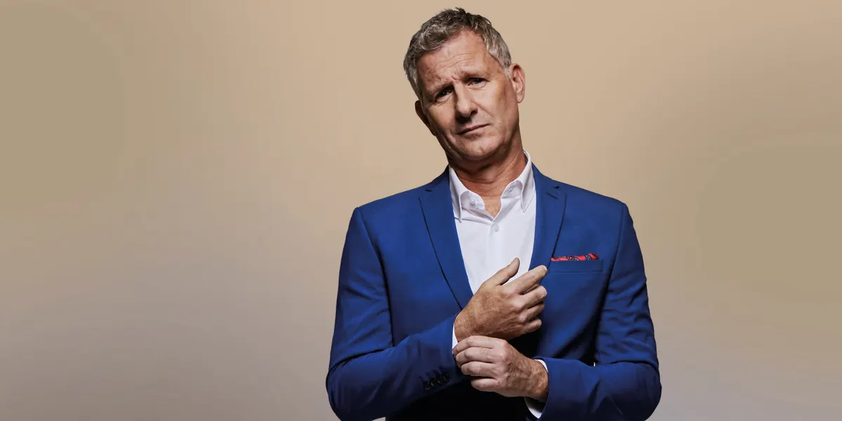 Hero image for Adam Hills: Shoes Half Full