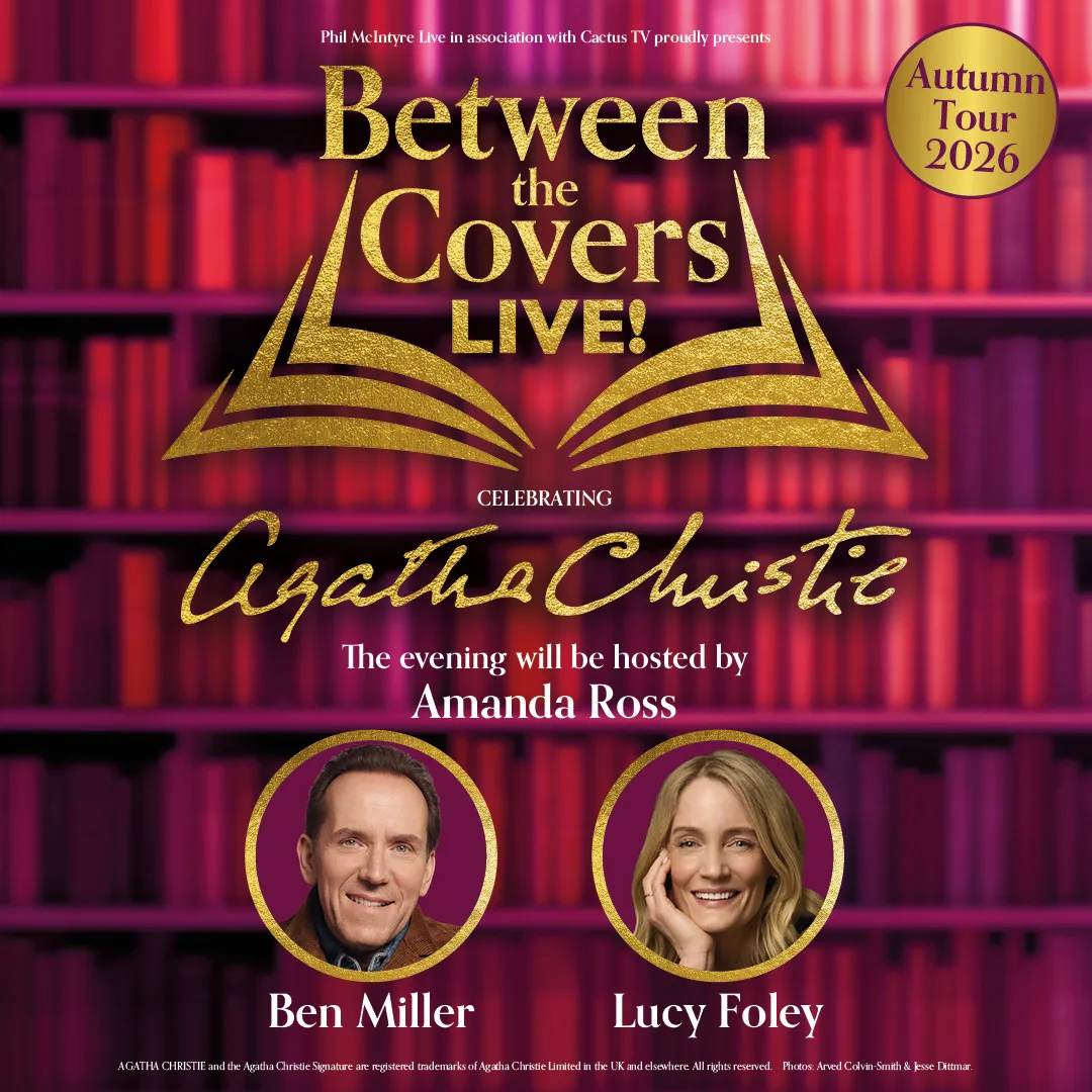 Event card thumbnail image for Between The Covers Live - Celebrating Agatha Christie 