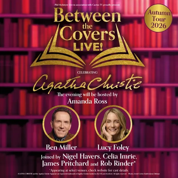 Hero image for Between The Covers Live - Celebrating Agatha Christie 