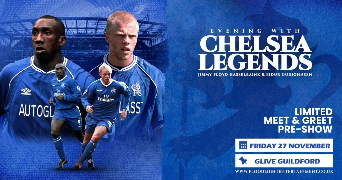 Hero image for An Audience With Jimmy Floyd Hasselbaink & Eidur Gudjohnsen