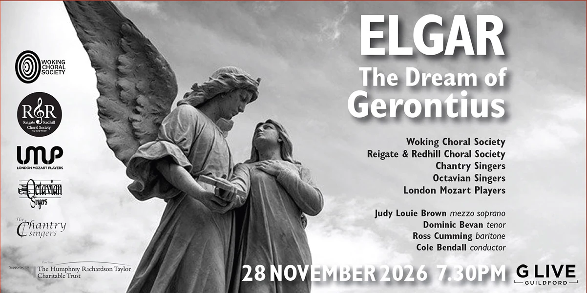 Hero image for Woking Choral Society with Reigate & Redhill Choral Society – Elgar’s Dream of Gerontius