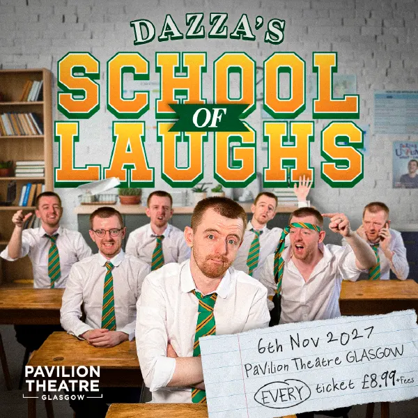 Event card thumbnail image for Dazza's School Of Laughs