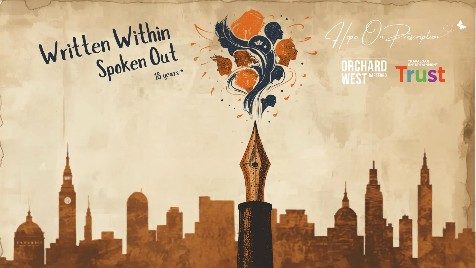 Hero image for Written Within, Spoken Out - Writing and Performance Workshop for Adults (18+)