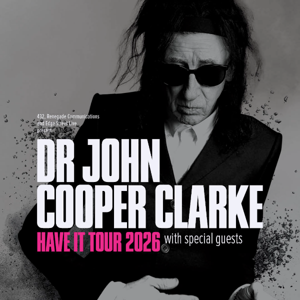 Hero image for Dr John Cooper Clarke