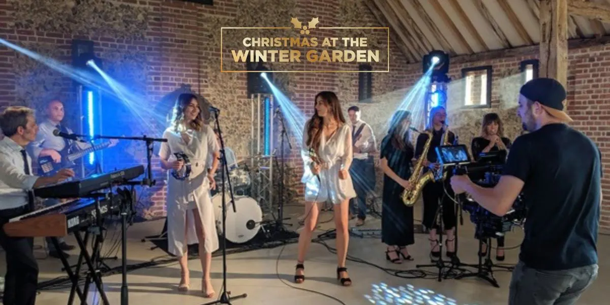 Hero image for Christmas parties at the Winter Garden with Pharaoh and the Beats