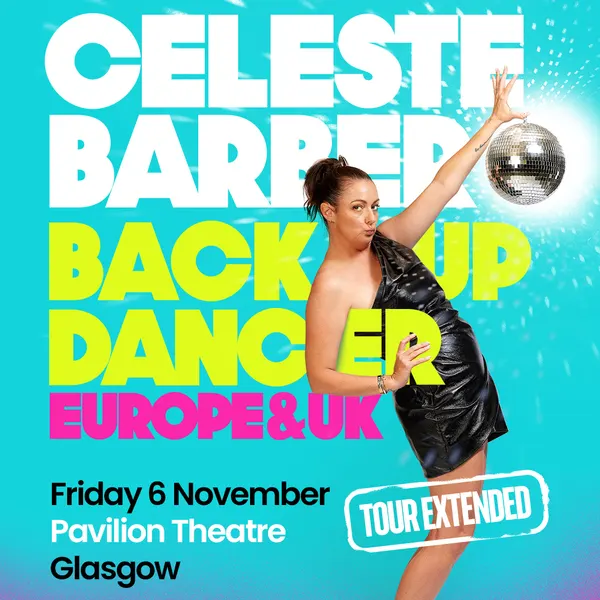 Event card thumbnail image for Celeste Barber: Back Up Dancer