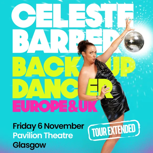 Event card thumbnail image for Celeste Barber: Back Up Dancer
