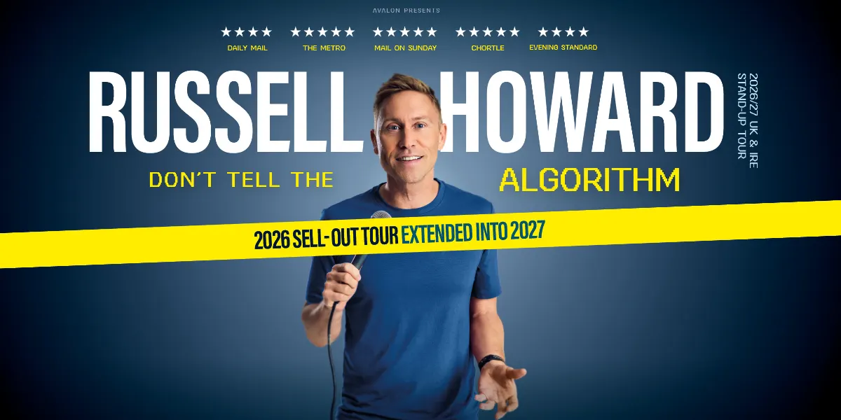 Hero image for Russell Howard - Don't Tell The Algorithm