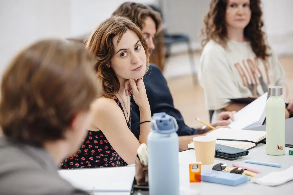 Image preview for Emily Laing in rehearsals for THE MOUSETRAP 75TH ANNIVERSARY UK TOUR, Credit Danny Kaan