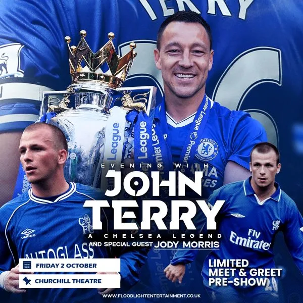 Event card thumbnail image for An Evening With John Terry & Jody Morris 