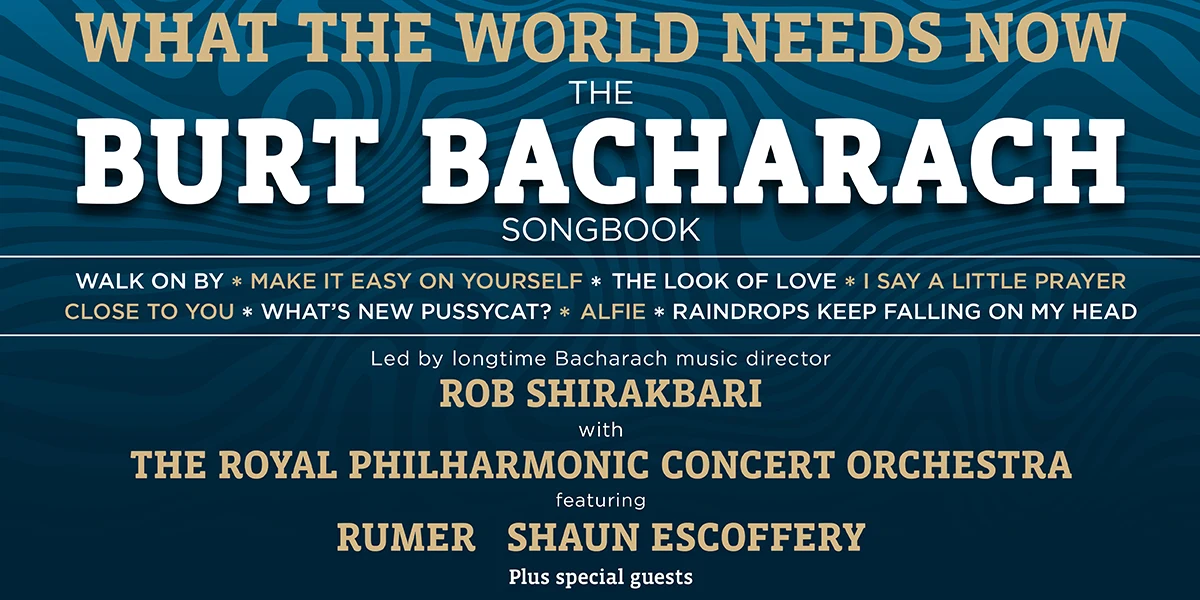 Hero image for What The World Needs Now: The Burt Bacharach Songbook 