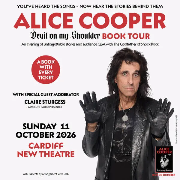 Hero image for Alice Cooper - Devil On My Shoulder Book Tour