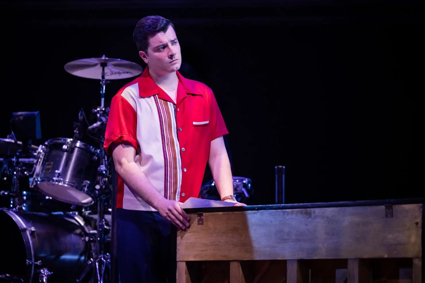 Image preview for Lewis Kennedy as Nick Massi in JERSEY BOYS, credit Mark Senior