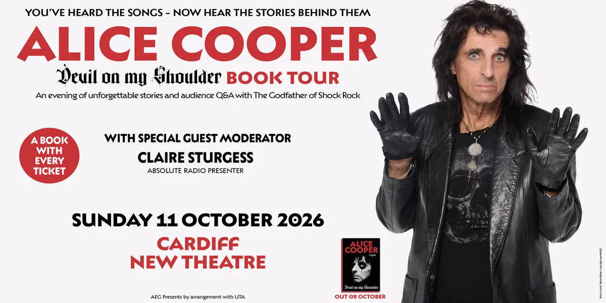 Hero image for Alice Cooper - Devil On My Shoulder Book Tour