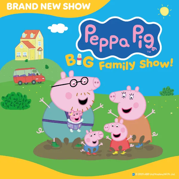 Event card thumbnail image for Peppa Pig's Big Family Show 