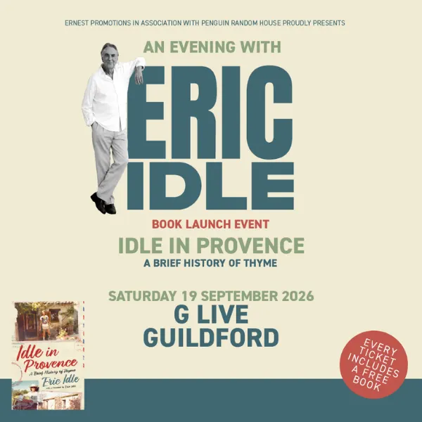 Event card thumbnail image for Eric Idle: Idle In Provence