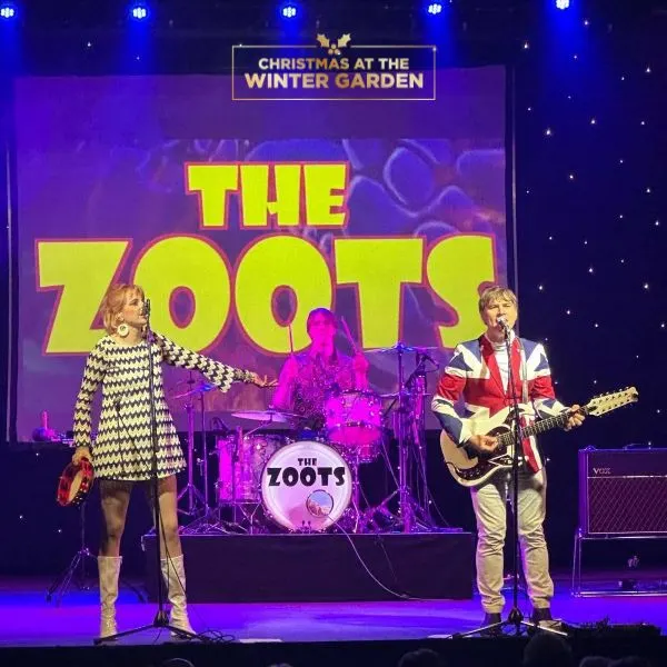 Event card thumbnail image for Christmas parties at the Winter Garden with the Zoots