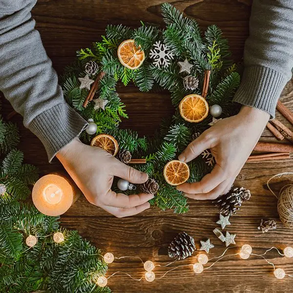 Hero image for Craft Cafe- Christmas Wreath Making Workshops