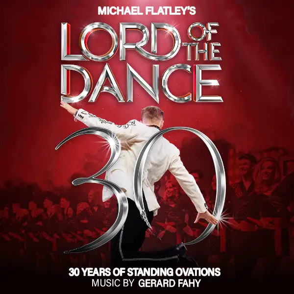 Hero image for homepage featuring Michael Flatley's Lord Of The Dance