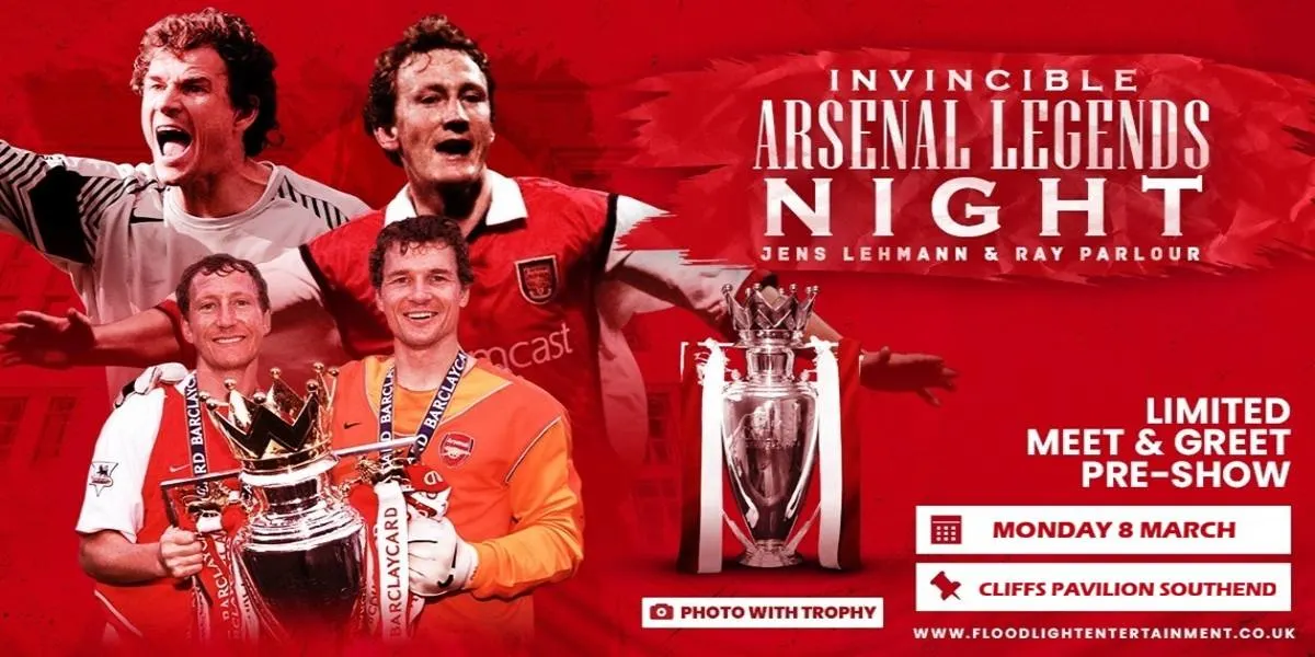 Hero image for Arsenal Legends Night - Jens Lehmann & Ray Parlour
