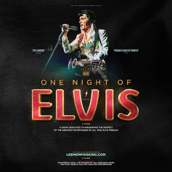 Event card thumbnail image for One Night Of Elvis - Lee Memphis King